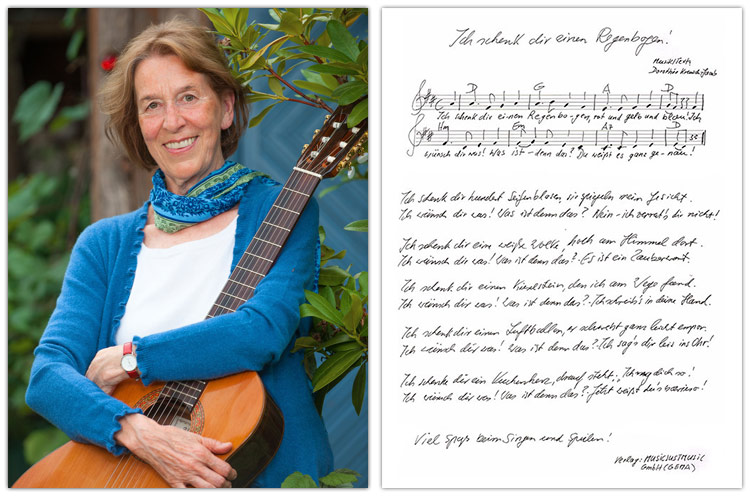 Dorothée Kreusch-Jacob und der Text von Ich schenk dir einen Regenbogen Dorothée Kreusch-Jacob und der Text von Ich schenk dir einen Regenbogen